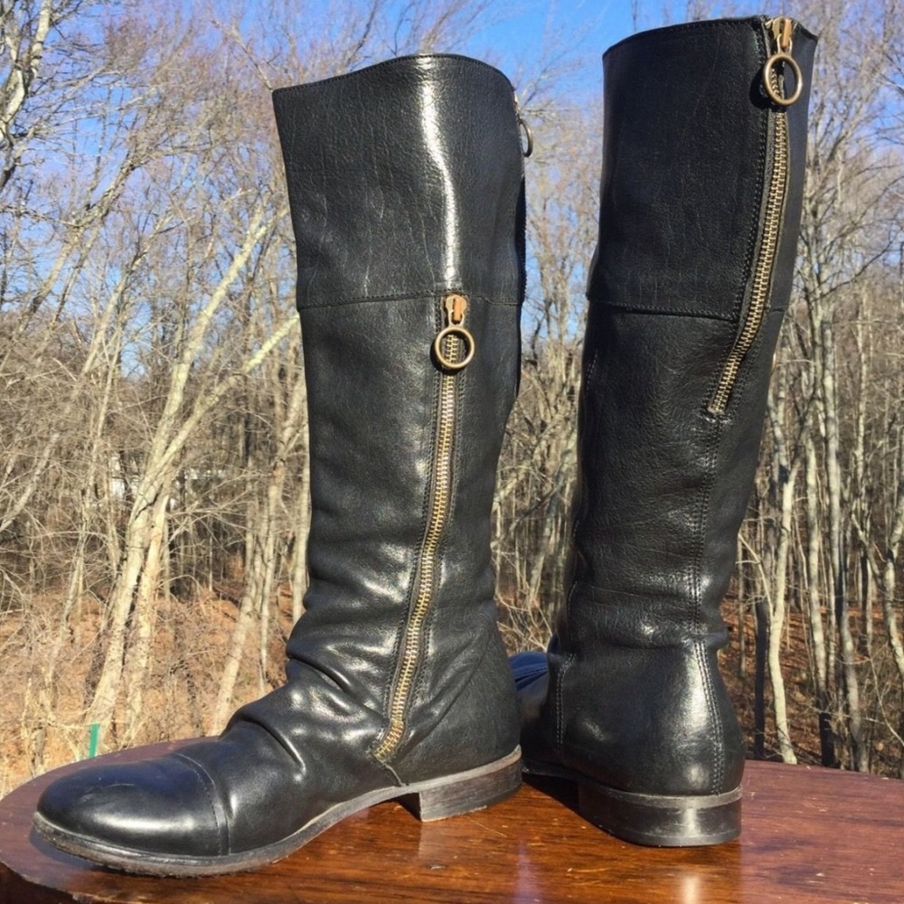 Fiorentini and Baker - Tall Black Leather Boots